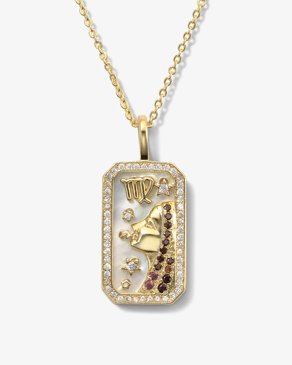 Zodiac Amulet Necklace Gold