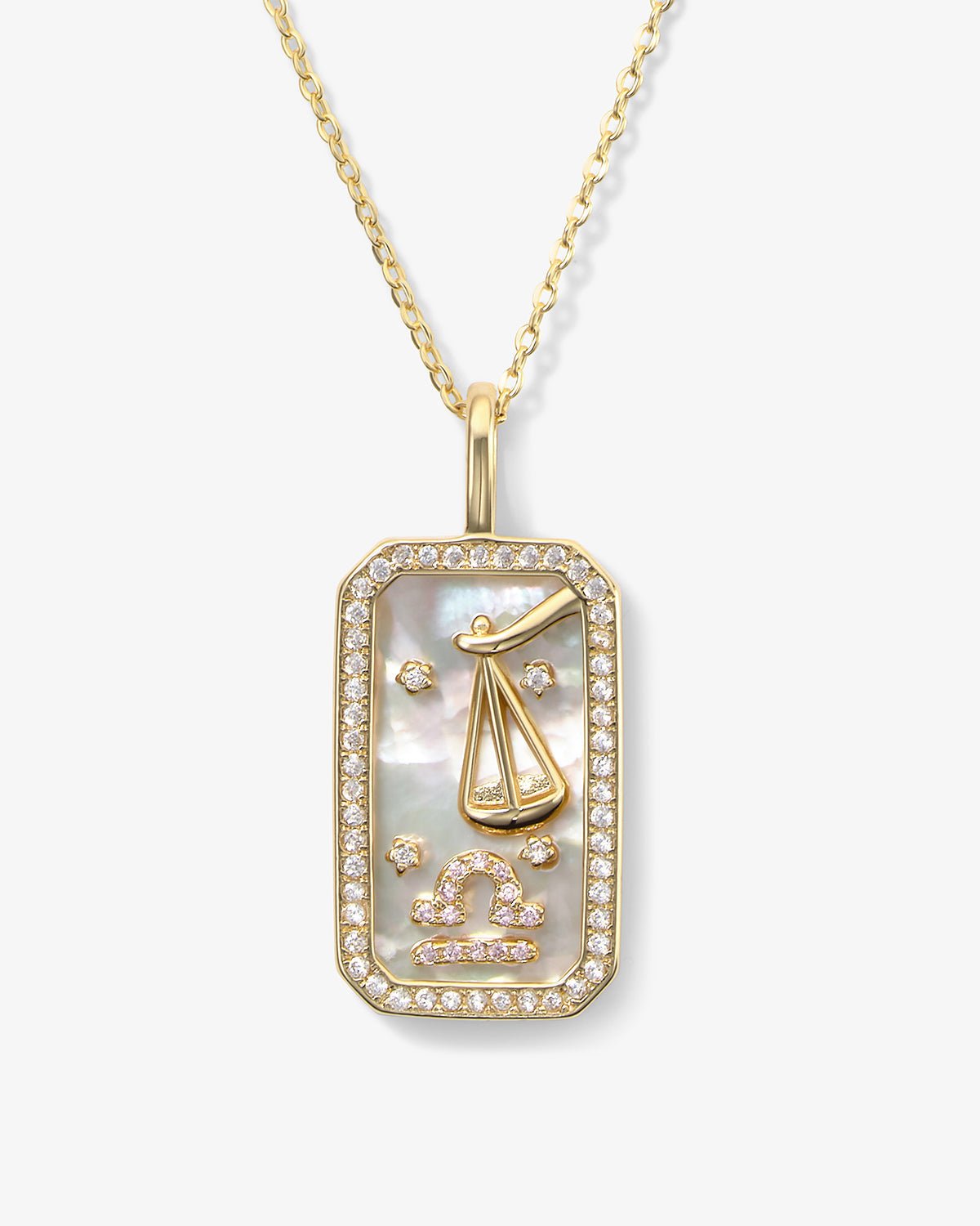 Zodiac Amulet Necklace Gold - Beau Kisses