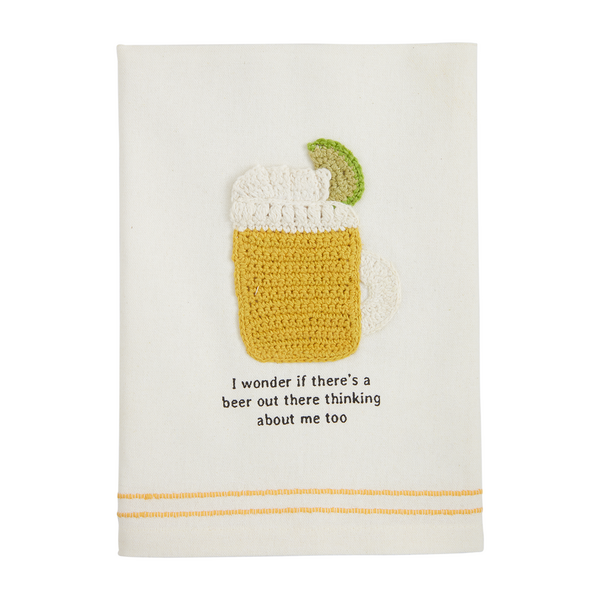 Beer Crochet Kitchen Towel