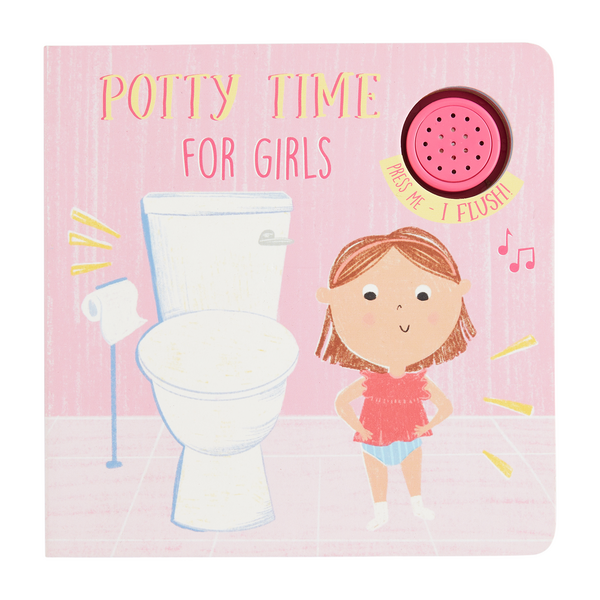 Girl Potty Time Board Book - Beau Kisses