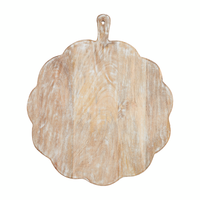 Scalloped Wood Board Large - Beau Kisses