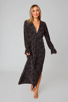 Evie Long Sleeve Maxi Dress Gemstone - ONLINE ONLY - Beau Kisses