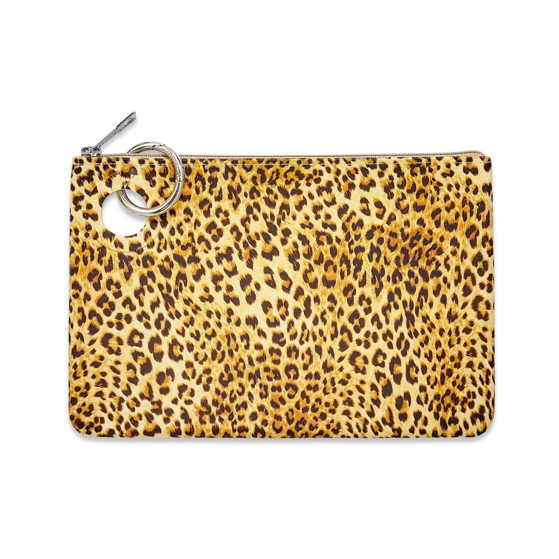 LARGE SILICONE POUCH CHEETAH