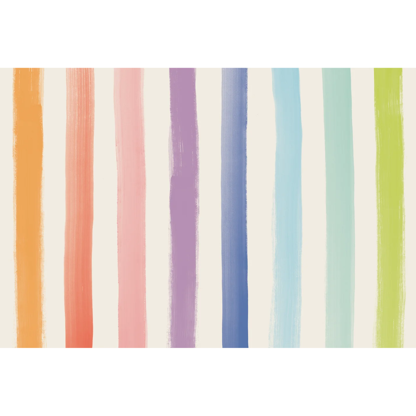 Sorbet Painted Stripe Placemat - 24 Sheets