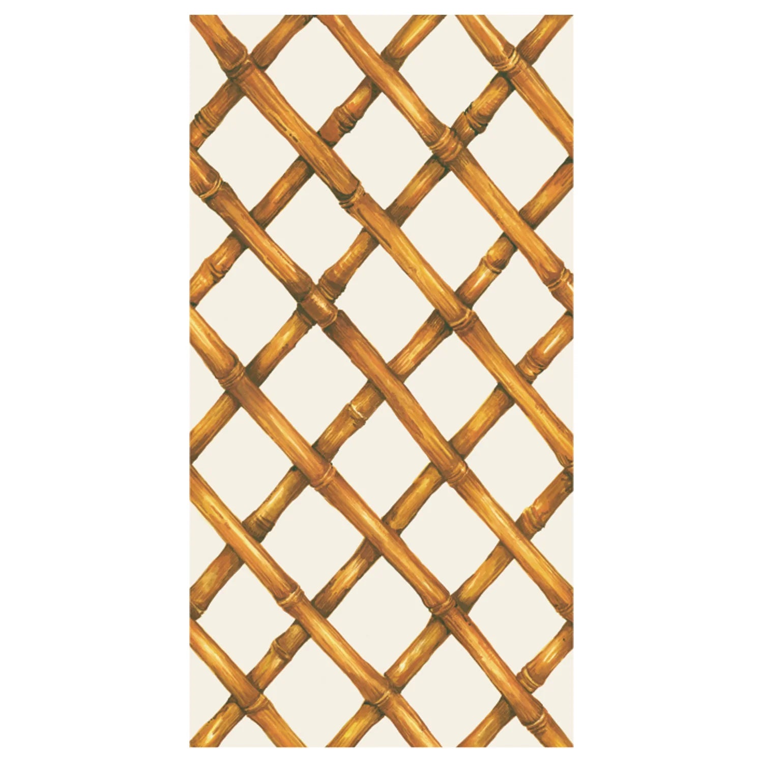 Bamboo Lattice Guest Napkin - set of 16