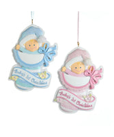 BABYS 1ST CHRISTMAS STOCKING ORNAMENT - Beau Kisses