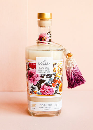 Lollia Always In Rose Bubble Bath Perfect for Mother's Day