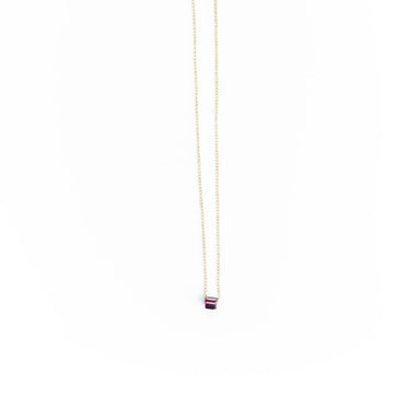 Skin Emmy Single Floating Square Bead SM Necklace Dream - Beau Kisses