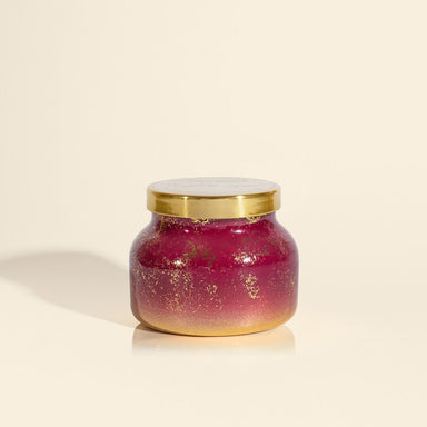 Tinsel and Spice Glimmer Jar 8oz Candle - Beau Kisses